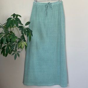 Fresh Produce Ribbed Full Length Skirt